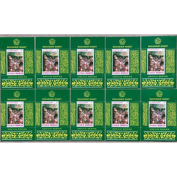 

Ps009- Perangko Indonesia Prangko Ss Seri Anggrek 1979 10 Lembar