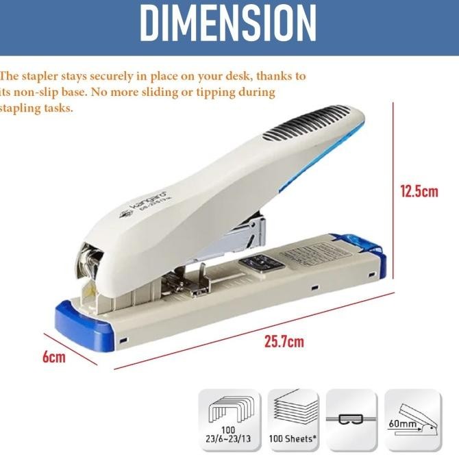 

Terlaris Alat Staples Jilid Besar / Stapler Heavy Duty Ds 23S13 Ql Kangaro Ready Stok