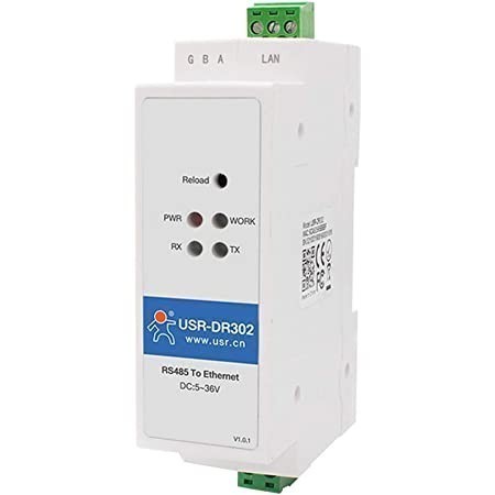 NEW DIN RAIL RS485 to Ethernet converter ModBus Gateway USR-DR302