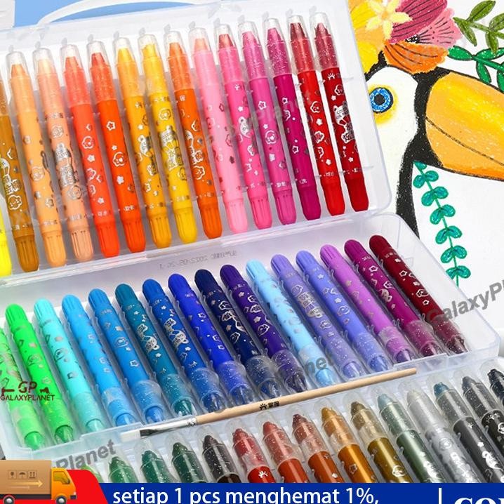 

Grap Edang Crayon 12243648 Warna Water Oluable Crayon Rayon Mewarnai