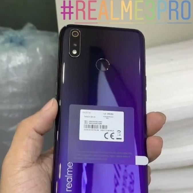 CO Realme 3 PRO 4Gb/64Gb Garansi Resmi 1 Tahun - Biru