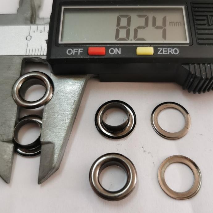 

READY MATA AYAM / MATA EYELET 8MM/MA-22+RING /3014 BLACKL/10GROSS