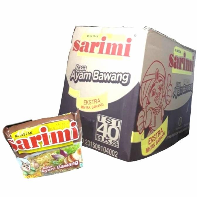 

READY SARIMI AYAM BAWANG ISI 40 BKS PER KARTON