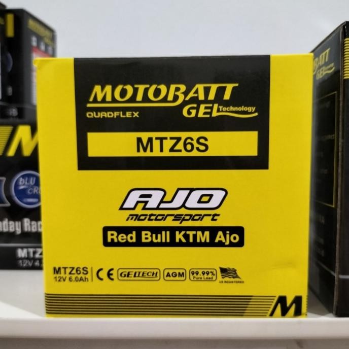 Ori - Aki motor Honda PCX 150 Motobatt MTZ6S aki gel