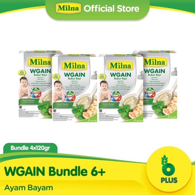 

READY BUNDLE 4 MILNA WGAIN 6+ AYAM BAYAM / AYAM KACANG POLONG / MIX VARIANT
