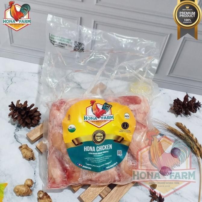 

READY HONA FARM AYAM NEGERI ORGANIK PROBIOTIK 900GR-1KG (POTONG 12)