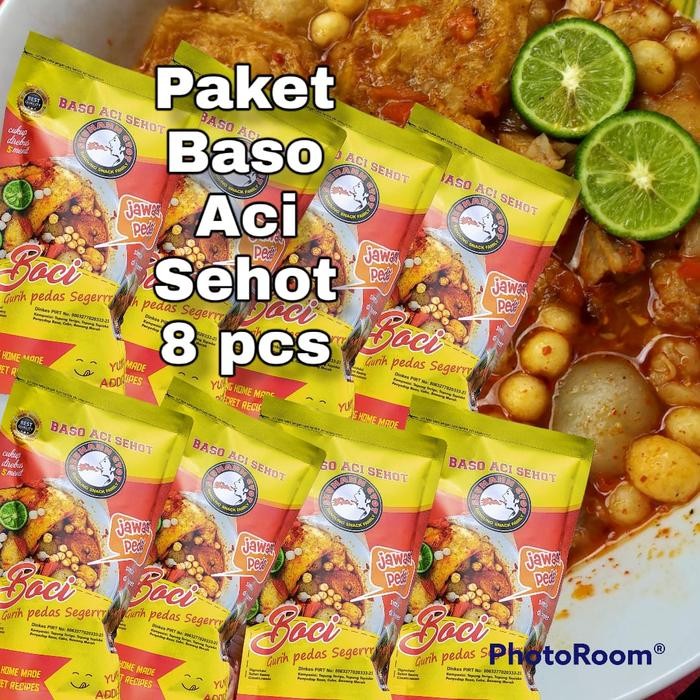 

PRODUK TERBATAS Paket Baso aci sehot 8 bks Pedas Food Kuah Instan