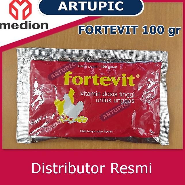 

READY FORTEVIT 100 GRAM VITAMIN DOSIS TINGGI UNGGAS AYAM ANTI STRESS
