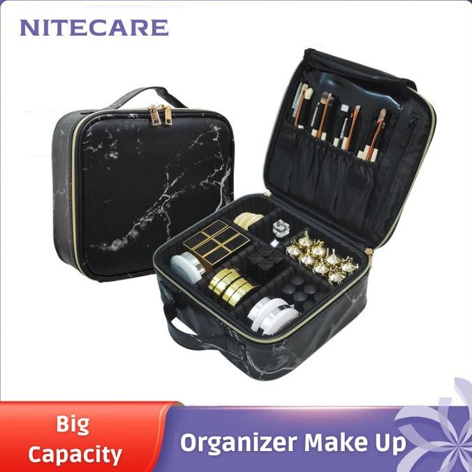 Sale Tas Koper Organizer Peralatan Kosmetik Make Up Cosmetic Besar