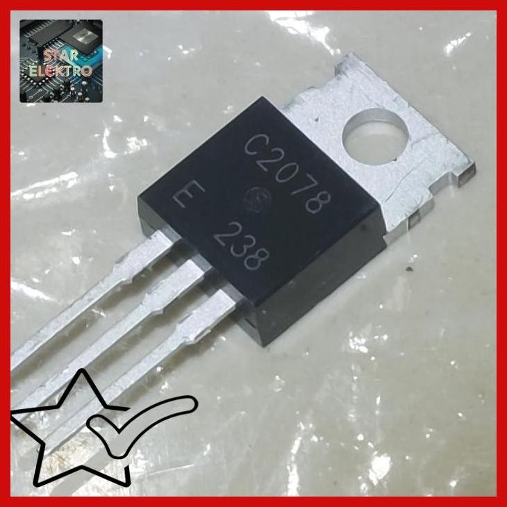 [SRE] C2078 TO-220 2SC2078 2SC 2078 TRANSISTOR RF VHF UHF AMPLIFIER NPN 27MHZ BJT 3A 75V