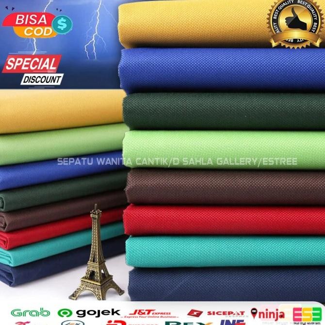 TERMURAH - 1 Roll Bahan Tas Polyester Dinir D600 Tenda Sling Bag warna Warni