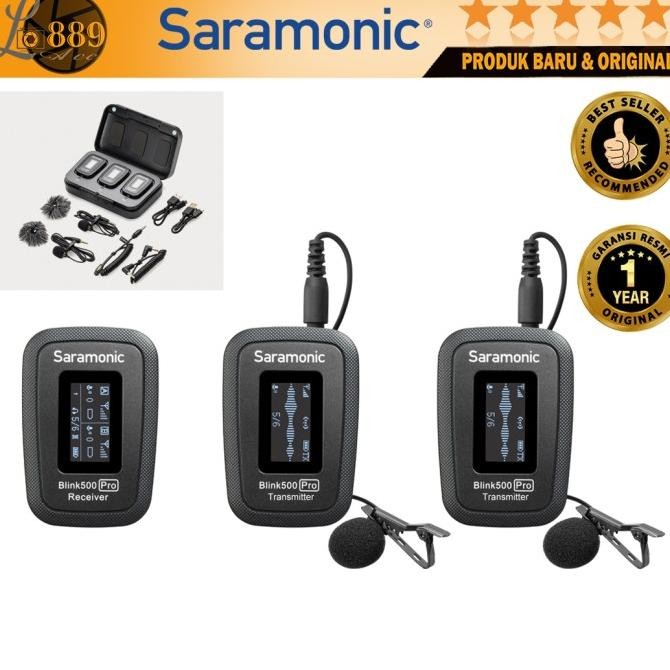 Saramonic Blink 500 Pro B2 Wireless Omni Lavarier Mic B2 Pro Mic Vlog New Stok
