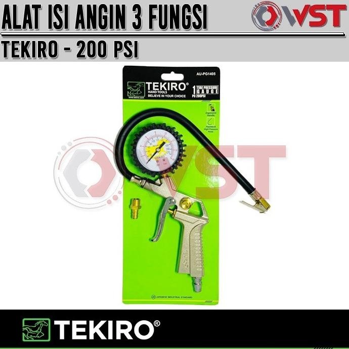 Tekiro Tire Inflator / Alat Pompa Ban / Isi Angin / Tire Pressure