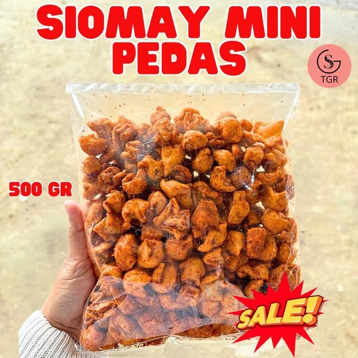 

CUCI GUDANG SIOMAY MINI PEDAS SAMBAL GEPREK - 500GR Cemilan Food Snack Keripik Ayam Crispy Goreng