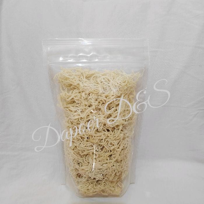 

GRATIS ONGKIR 1KG Rumput Laut Kering Putih Spinosum SP. untuk Campuran Salad dan Es Campur.