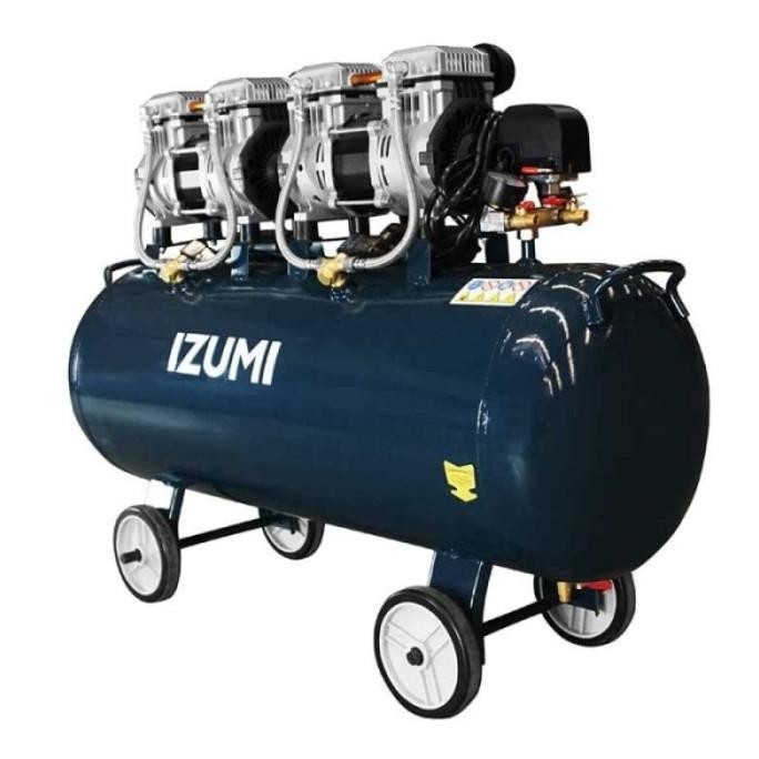 TERBARU - Izumi OL1390SS2-100 Mesin Kompresor Oiless 35HP 100 Liter Super Speed