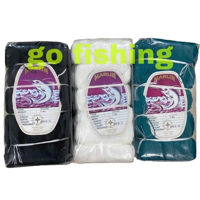 

TERMURAH - Benang Nylon Nilon Rajut Marlin PUTIH D3