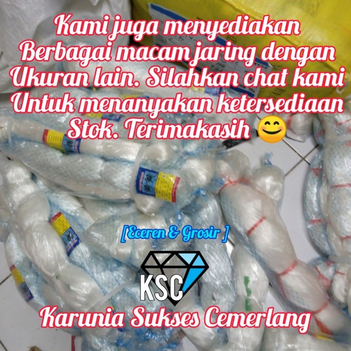 JARING IKAN / JARING SENAR 0.28 - 70x80 YOKO