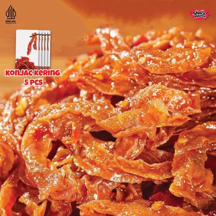 

EKSLUSIF [ HALAL] KONJAC KERING 15g isi (15g X 5 PCS) (15g X 10 PCS) Spice Pedas Cemilan - SNACK