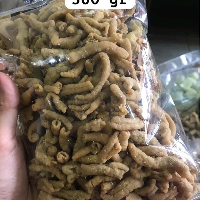 

BERKUALITAS kripik usus ayam 500 gr Snack Pedas Food