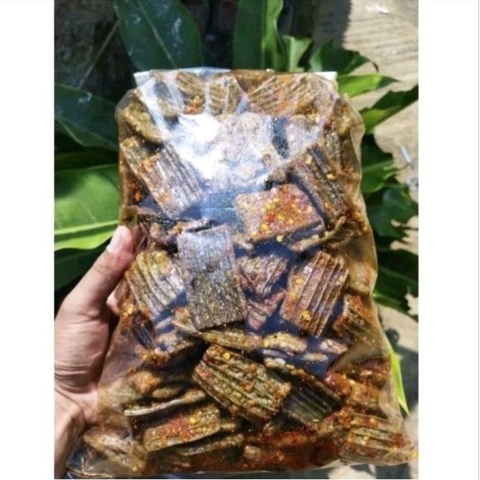 

SPECIAL KURUPUK JENGKOL 1KG XTRA PEDAS Cemilan Kerupuk Food