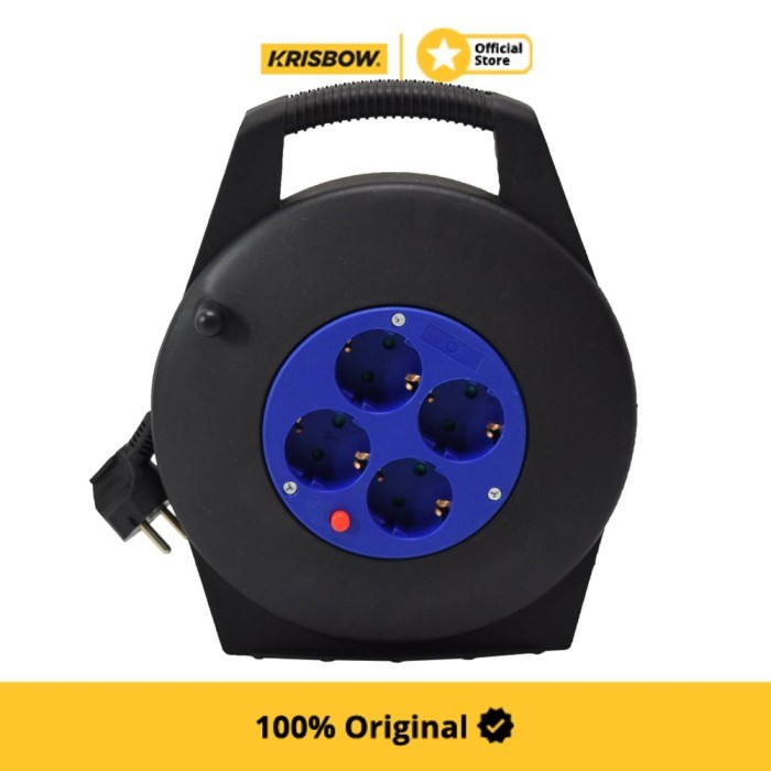 Krisbow Cable Reel Kabel Roll 10 Mtr