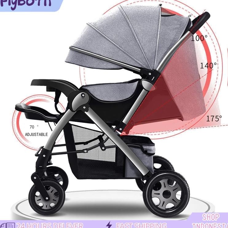 Flytroller Baby Lipat Travelling For Newborn Dorongan Bayi Troller