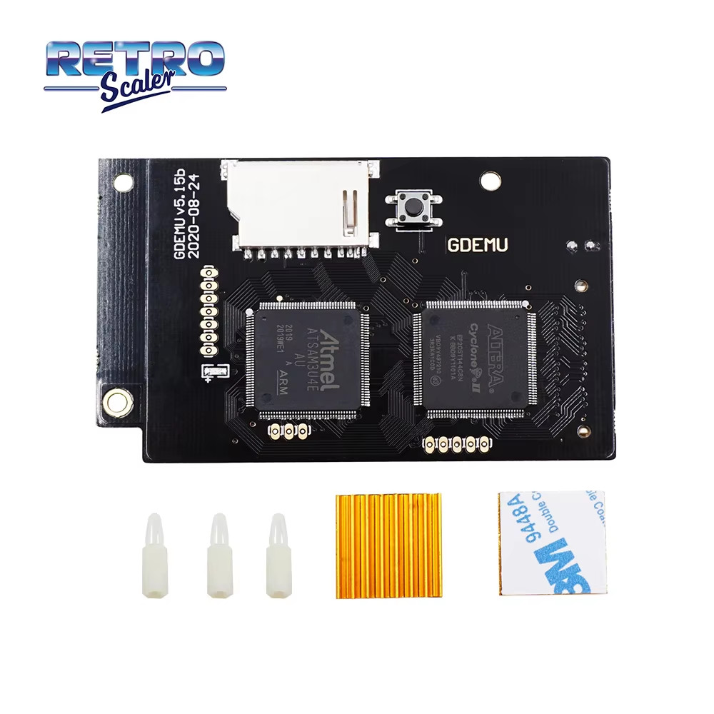 KESP RetroScaler GDEMU 5.15b Optical Drive Simulation Board and SD Memory Card for DC Dreamcast Vide