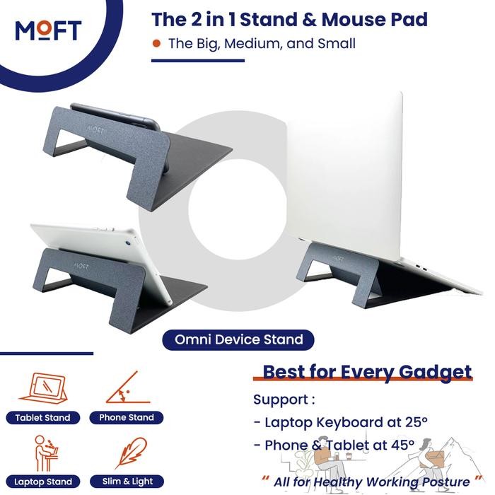 MOFT 2 in 1 Laptop, Tablet, Phone Stand & Mouse Pad