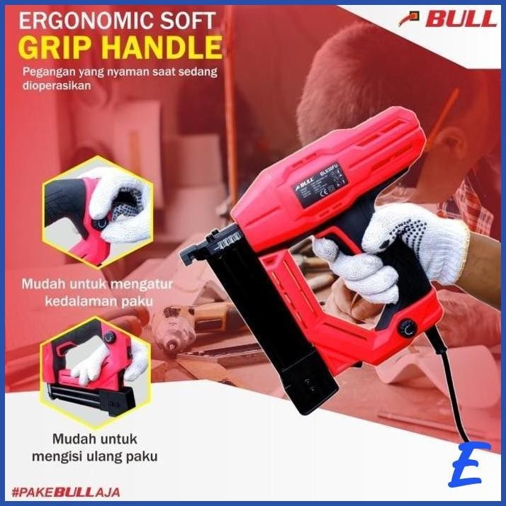 

| WUN | BULL ALAT PAKU STAPLES TEMBAK LISTRIK ELECTRIC NAILER 2 IN 1 BL30FU