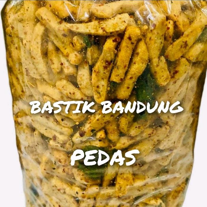 

OBRAL bastik atau basreng stik asli bandung Pedas 200 gram Keripik Goreng Cemilan Snacks Makanan