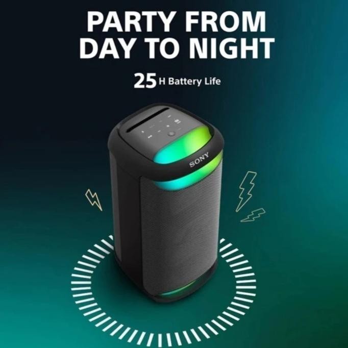 Sony Srs Xv500 Wireless Portable Bluetooth Karaoke Party Speaker Resmi New Stok