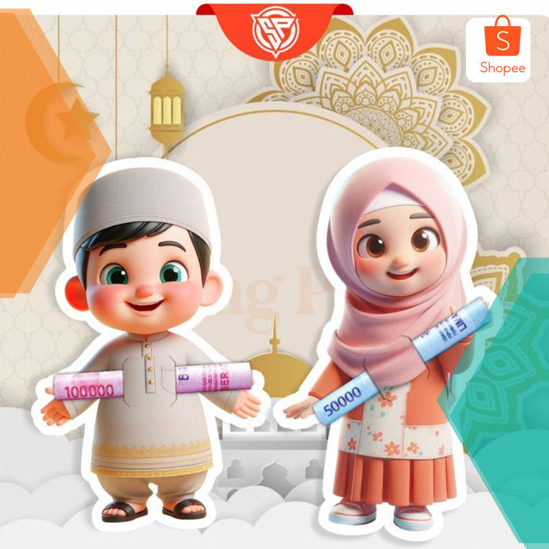 

Promo 1 Pack Amplop karakter 3d amplop idul fitri 2025 amplop karakter lucu amplop angpau peluk uang Amplop THR Angpau Lebaran Unik Amplop Lucu - Karakter A 1 pack (10pcs) Elegan