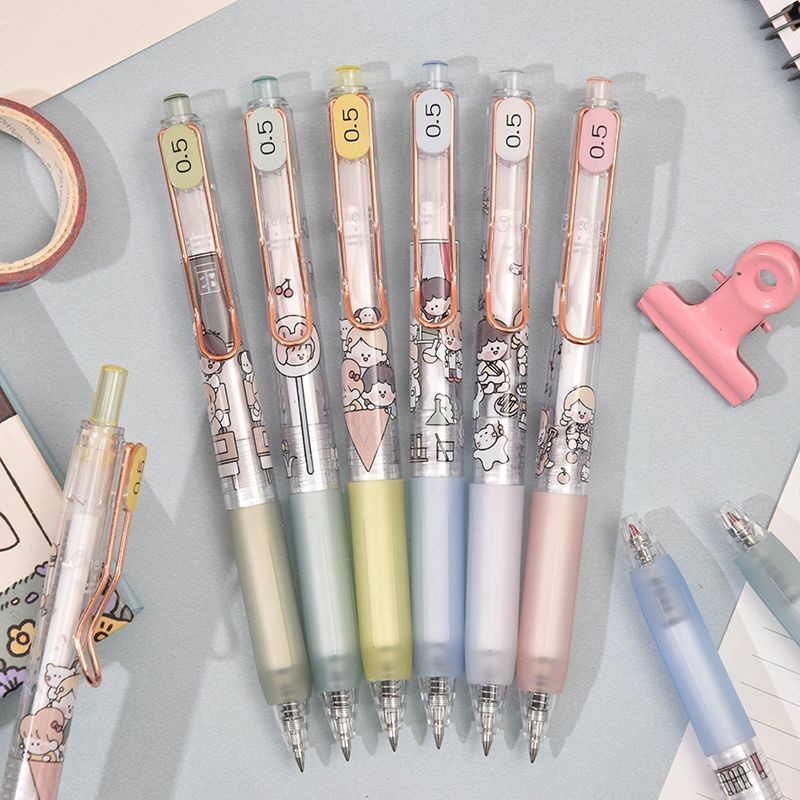 

Retractable Gel Pen Black Pen Signature Pen Exam Pen Black0.5