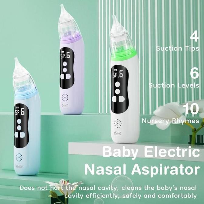 Ready Dr.isla U94 Aspirator hidung elektrik untuk bayi baru lahir dan anak kecil, aspirator hidung k