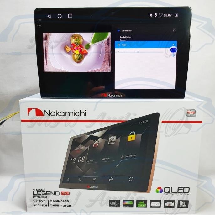 Miliki Head Unit Unit Android Nakamichi Legend Series Na3102I 9 / 10 Inch