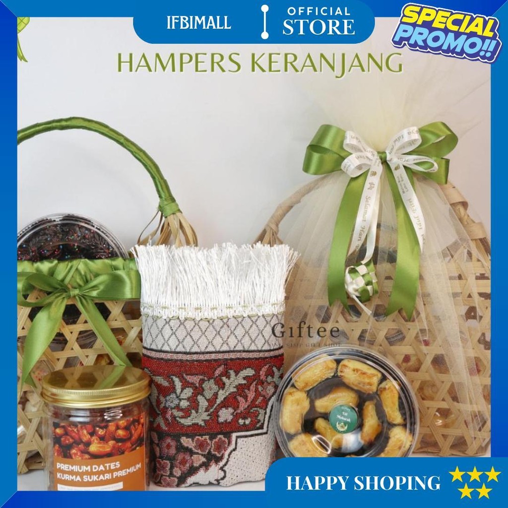

Hampers Lebaran Arabian Keranjang Isi Sajadah Kue Kering Cookies Sirup Toples Premium Enak Tas Anyaman Bambu Rotan Bingkisan Idul Fitri Souvenir Lebaran Kado Lebaran Parcel Lebaran Parsel Eid Mubarak Ramadhan Ramadan Hari Raya Murah By Giftee Id D Cod