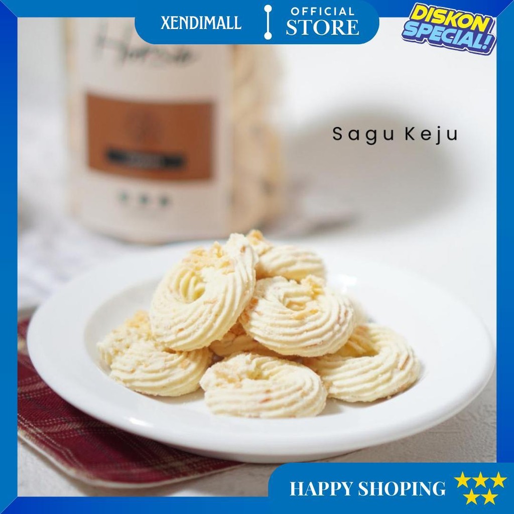 

Kue Sagu Keju Kemasan Toples | Kue Kering | Kue Sagu Keju Cookies | Kue Lebaran D Best Seller