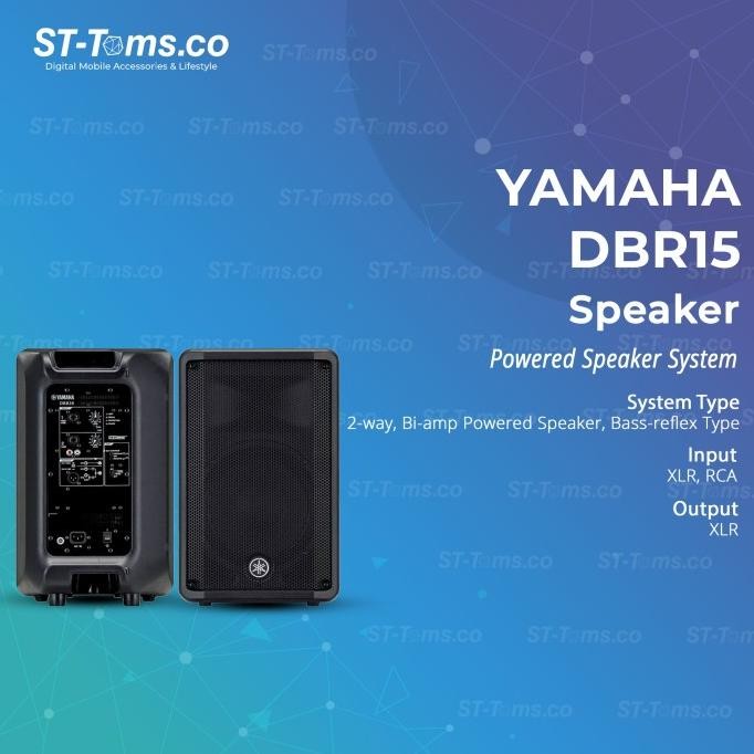 Yamaha Dbr15 Dbr-15 Active Speaker 15 Inch Output 1000 Watt New Stok