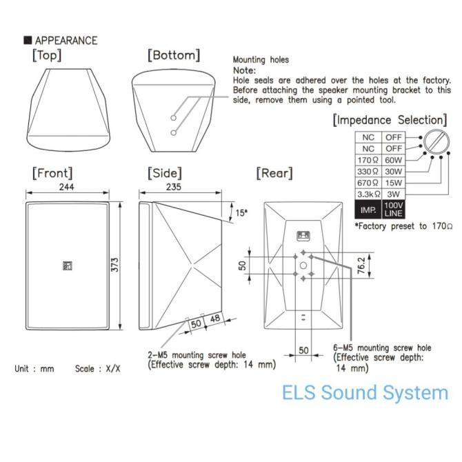 Speaker Toa Zs-F2000Bm Zsf2000Bm Zs-F2000 Bm Zsf2000 Bm Zsf 2000 Bm New Stok