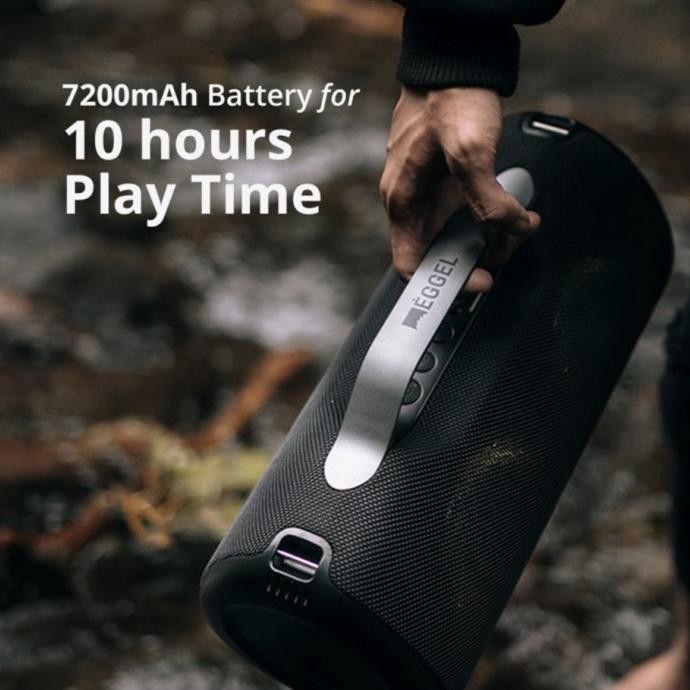 Eggel Elite Xl Ii 2 Wireless Bluetooth Rgb Speaker Waterproof New Stok