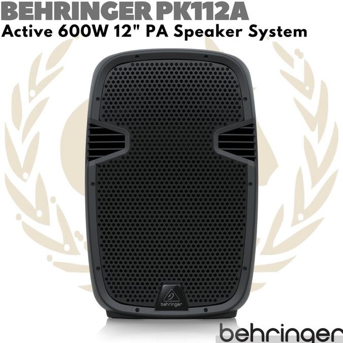 Behringer Pk112A Active 600W 12" Pa Speaker | Spiker Aktif Pk 112 New Stok