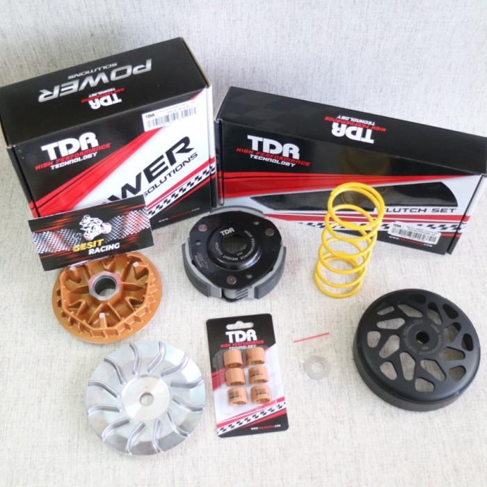 Paket Upgrade Cvt Pcx 150-Adv 150 Tdr Kampas Ganda-Roller -Pulley Ori