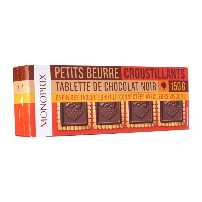 

Monoprix Dark Chocolate Biscuits (Petit Beurre) 150G