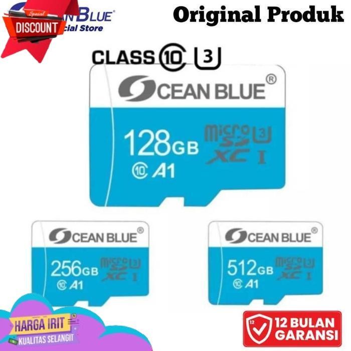 Trending OCEANBLUE Memory Card Hp Micro Sd Mmc Kartu Memori Tf Class10 U3 16 32 64 128 256 512 Gb 10