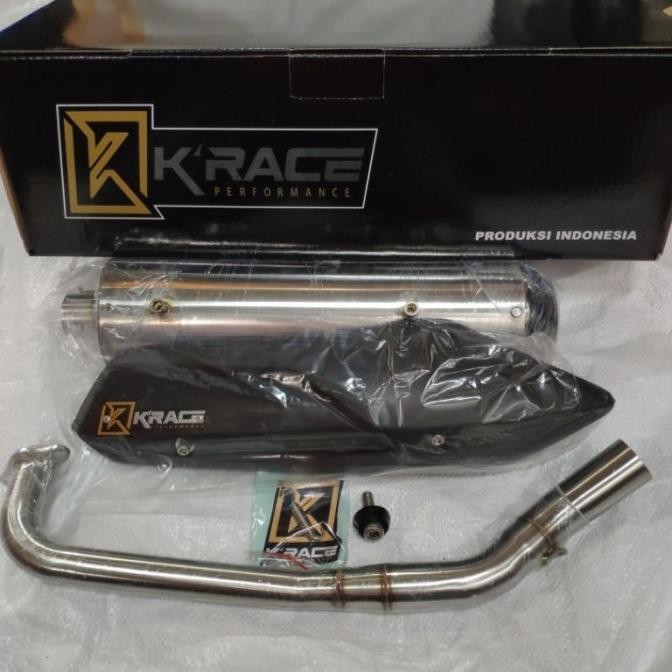 Knalpot New Aerox 155 Connected Krace Standart Racing