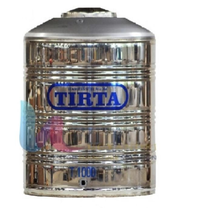 water torn toren tangki penampung air STAINLESS TIRTA 1000L tanpa kaki AGRO
