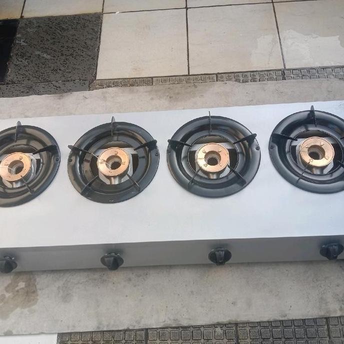 

Terlaris Kompor Gas Serabi Seblak 4+3 Tungku Ready Stok