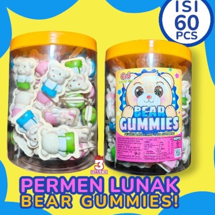 

1 Tople Permen Bear Gummy Ii 60 Pc