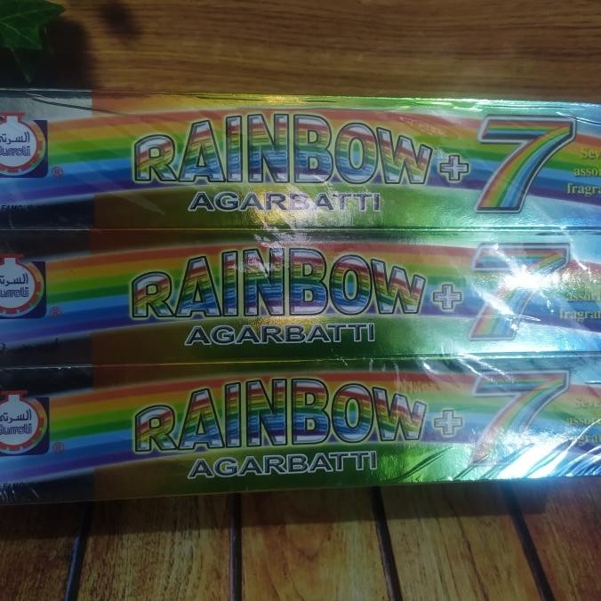 

$$$$] Lusinan Dupa RAINBOW AGARBATTI Surrati Hio India Asli Dari Saudi